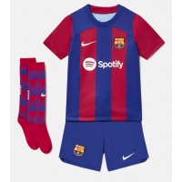 Barcelona Andreas Christensen #15 Fußballbekleidung Heimtrikot Kinder 2024-25 Kurzarm (+ kurze hosen)